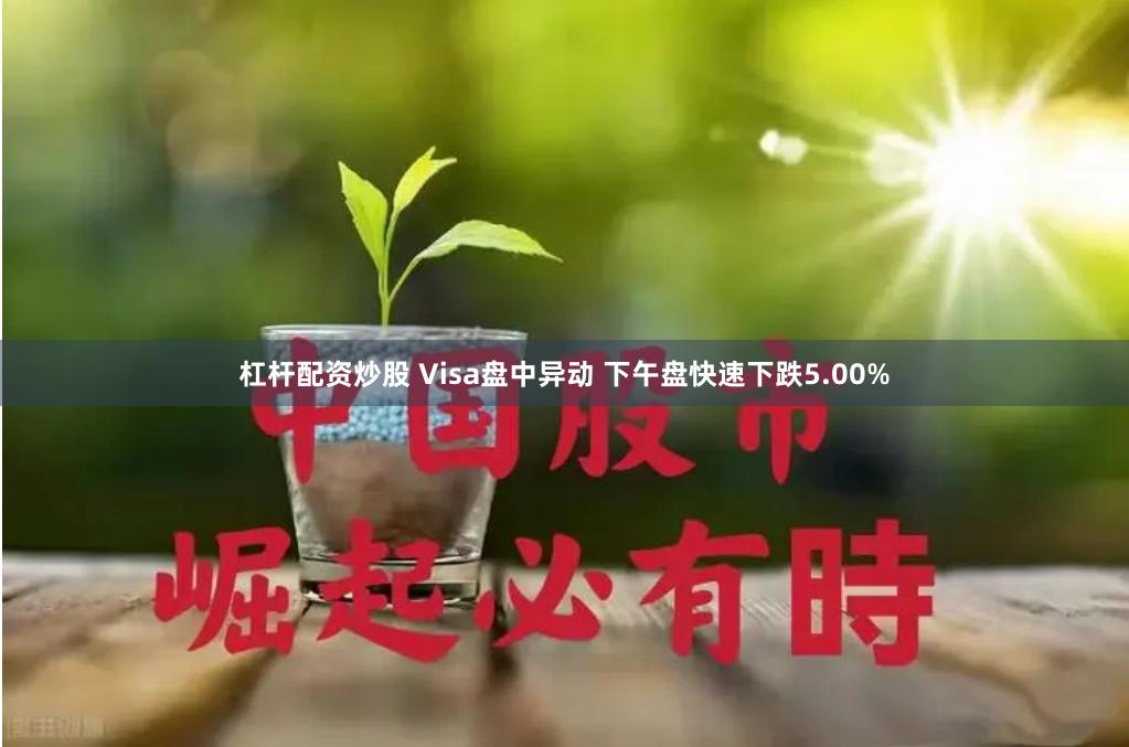 杠杆配资炒股 Visa盘中异动 下午盘快速下跌5.00%